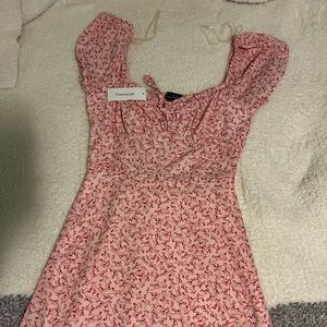 Francesca’s Laurel Floral Babydoll Midi Dress